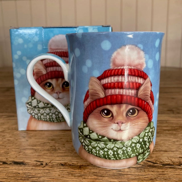 Cat Christmas Mug