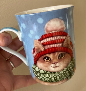 Cat Christmas Mug