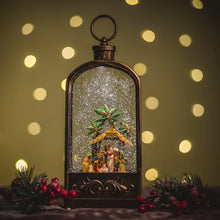 Load image into Gallery viewer, Christmas Nativity Glitter LanternLED