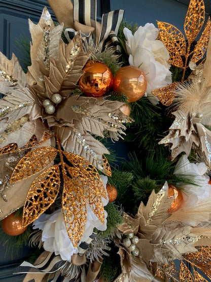 Champagne Cream Wreath