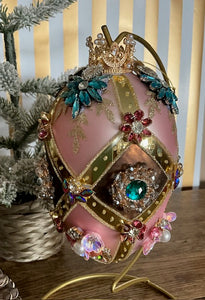 Kings Jewel Pink Gold Bauble