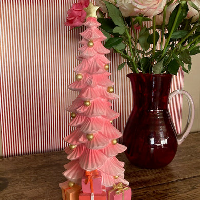 Pink Majestic Tree with Presents