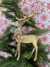 Load image into Gallery viewer, Gold Reindeer by Raz