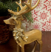 Load image into Gallery viewer, Gold Reindeer by Raz