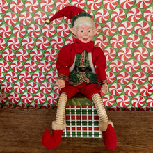 Load image into Gallery viewer, Red &amp; Green Elf