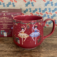 Load image into Gallery viewer, Red Ballerina Christmas Mug