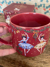 Load image into Gallery viewer, Red Ballerina Christmas Mug