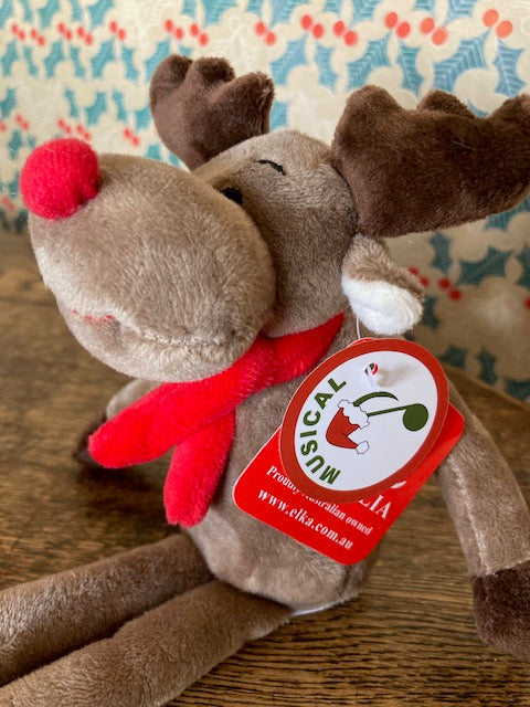 Musical Plush Reindeer