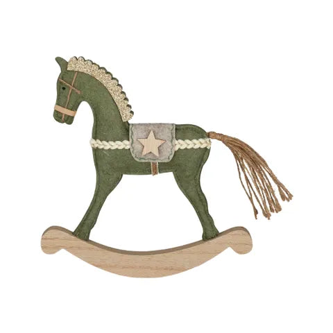 Green Rocking Horse