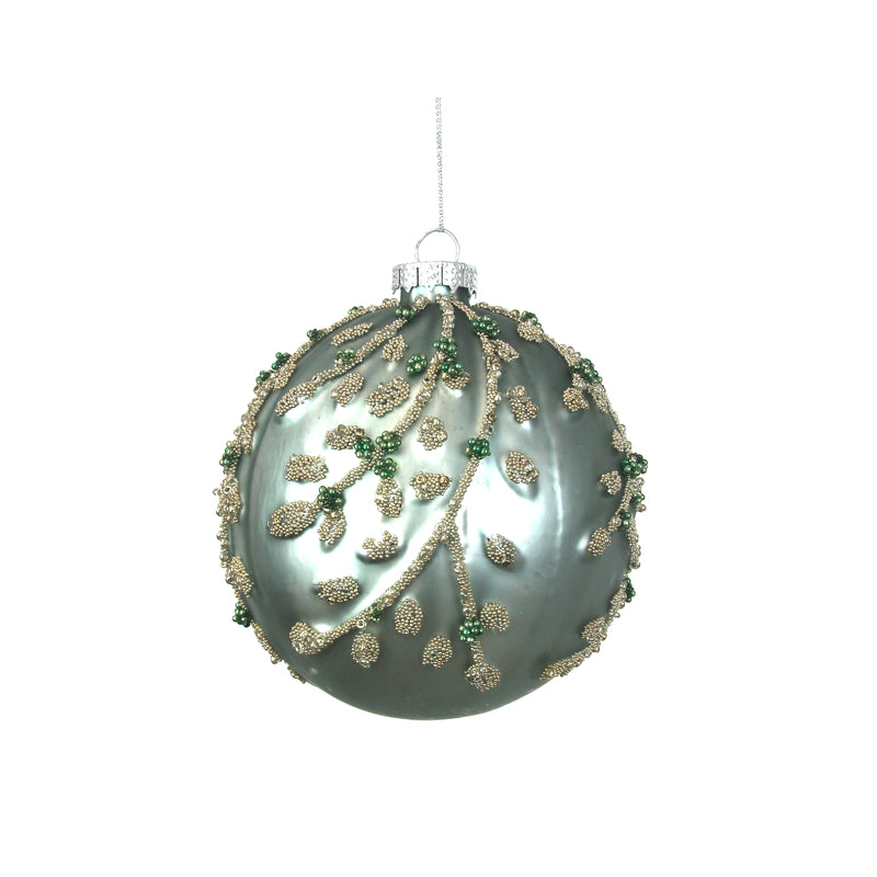 Coming Soon - Silvery Green Glass Ball