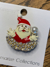 Load image into Gallery viewer, Santa Christmas Brooch