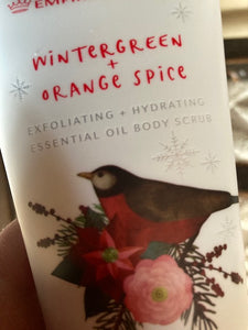 Wintergreen & Orange Spice Body Scrub