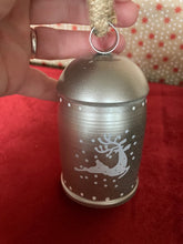 Load image into Gallery viewer, Silver Reindeer Bell