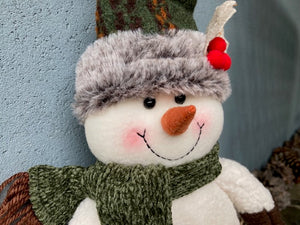 Snowman Checked Hat