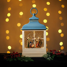 Load image into Gallery viewer, Nativity Glitter Lantern LED