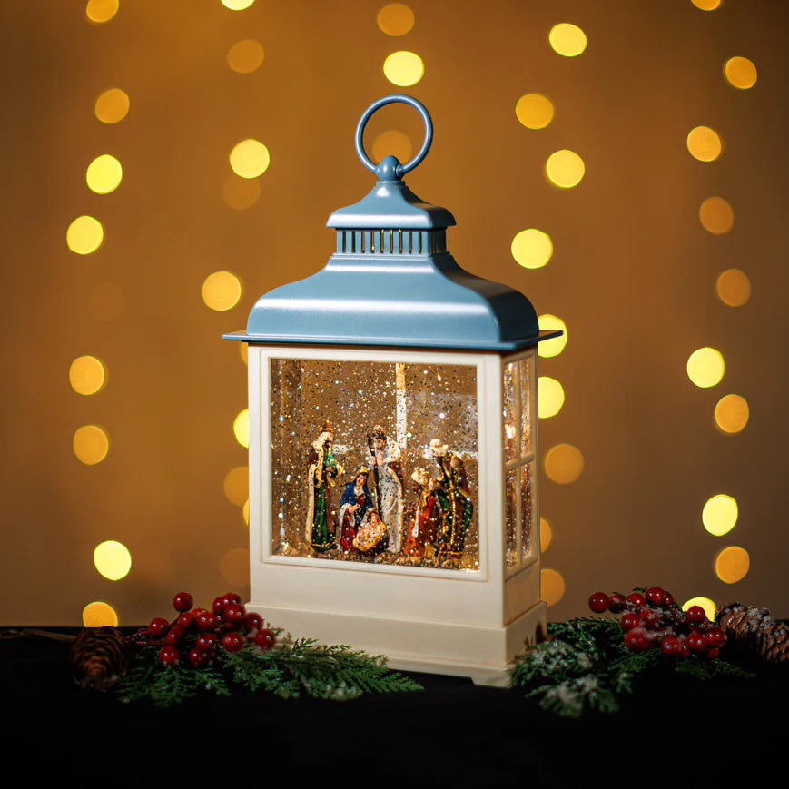Glitter Lantern Nativity