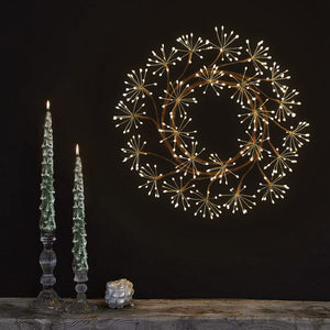 Twinkle Starburst Wreath LED