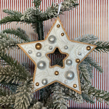 Load image into Gallery viewer, Iced Cookie Star Decoration