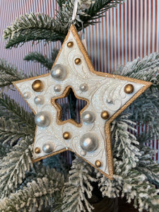 Iced Cookie Star Decoration