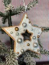 Load image into Gallery viewer, Iced Cookie Star Decoration