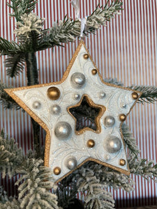 Iced Cookie Star Decoration