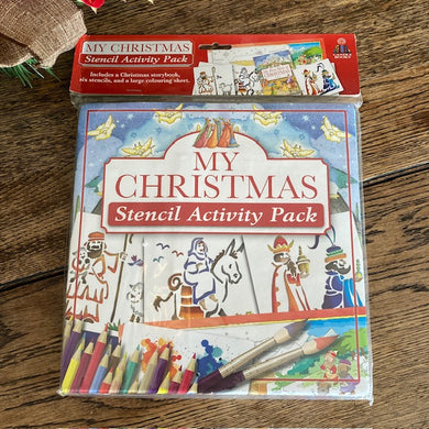 Christmas Stencil Activity Book