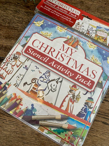 Christmas Stencil Activity Book