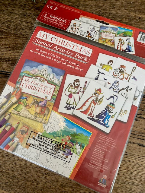 Stencil Activity Book