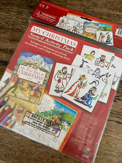 Stencil Activity Book