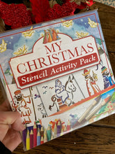 Load image into Gallery viewer, Christmas Stencil Activity Book