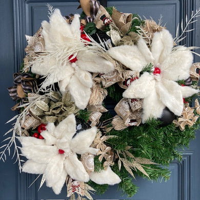 Let It Snow Christmas Wreath