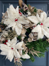 Load image into Gallery viewer, Let It Snow Christmas Wreath