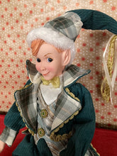 Load image into Gallery viewer, Emerald Tartan Vintage Elf