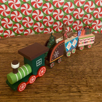 Painted Christmas Train