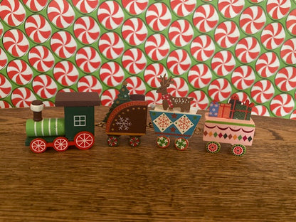 Painted Christmas Train