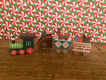 Load image into Gallery viewer, Painted Christmas Train