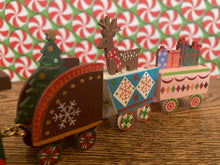 Load image into Gallery viewer, Painted Christmas Train