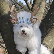 Load image into Gallery viewer, Dog Reindeer Headband