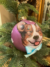 Load image into Gallery viewer, Happy Dog Pink Glass Ball