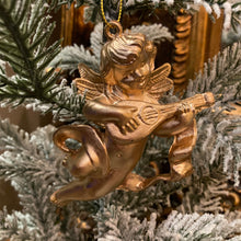 Load image into Gallery viewer, Gold Cherub With Lyre