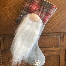 Load image into Gallery viewer, Gnome Tartan Stocking