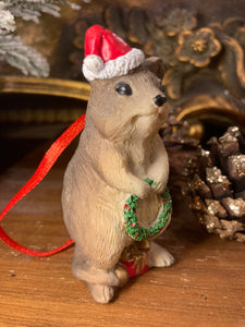 Quokka Holding a Wreath