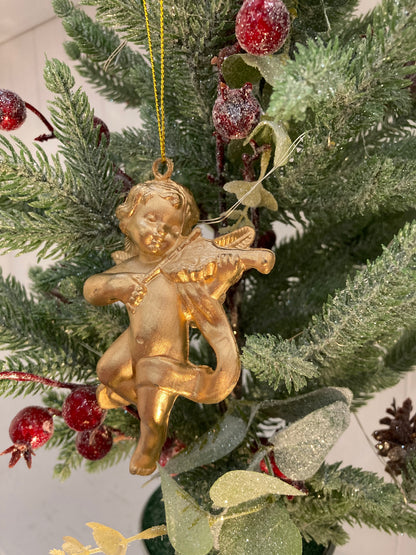 Gold Cherub Deco