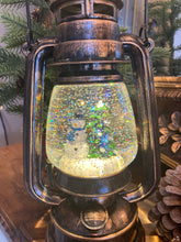 Load image into Gallery viewer, Glitter Snowman Lantern LED