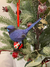 Load image into Gallery viewer, Blue Wren Tree Decoration