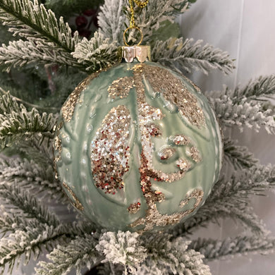 Sage and Gold Leaf Ball