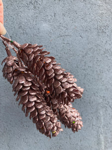 Rose Gold Pinecone Pick