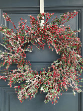 Load image into Gallery viewer, Red Berry Christmas Wreath