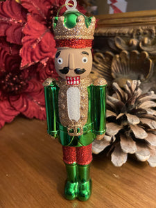 Green Nutcracker Tree Decoration