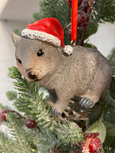 Christmas Wombat Deco